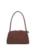 Brown Le Bouledogue bowling shoulder bag