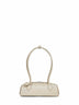 Borsa a spalla Le Teckel piccola grigio beige