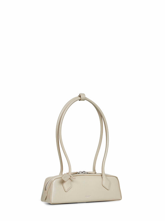Beige grey Le Teckel small shoulder bag