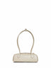 Borsa a spalla Le Teckel piccola grigio beige
