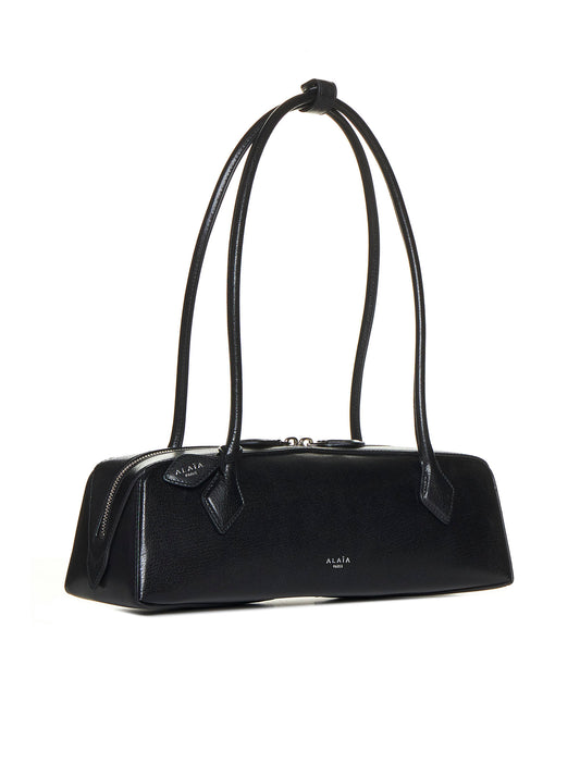"Le teckel" medium bag in black leather