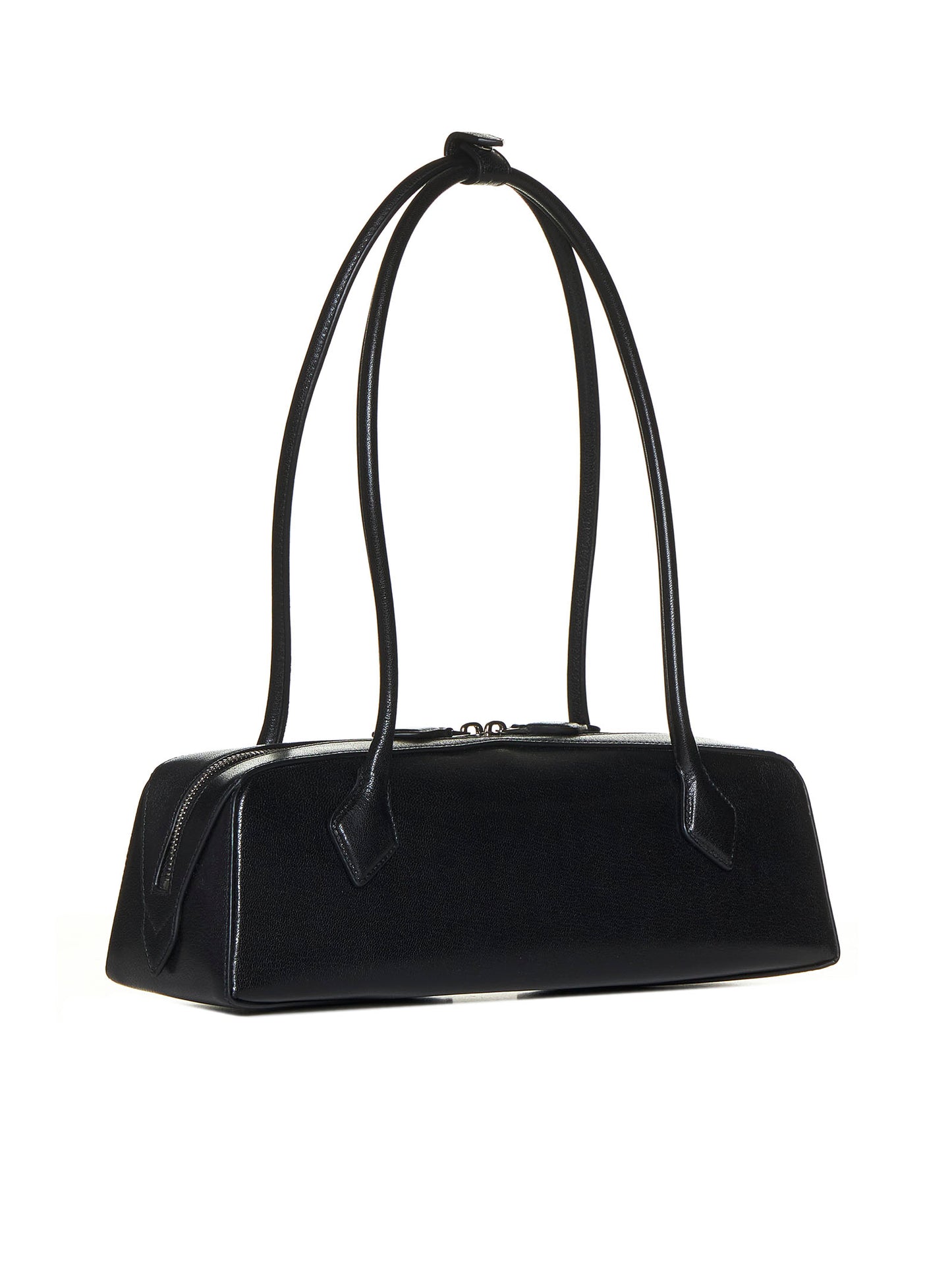 "Le teckel" medium bag in black leather