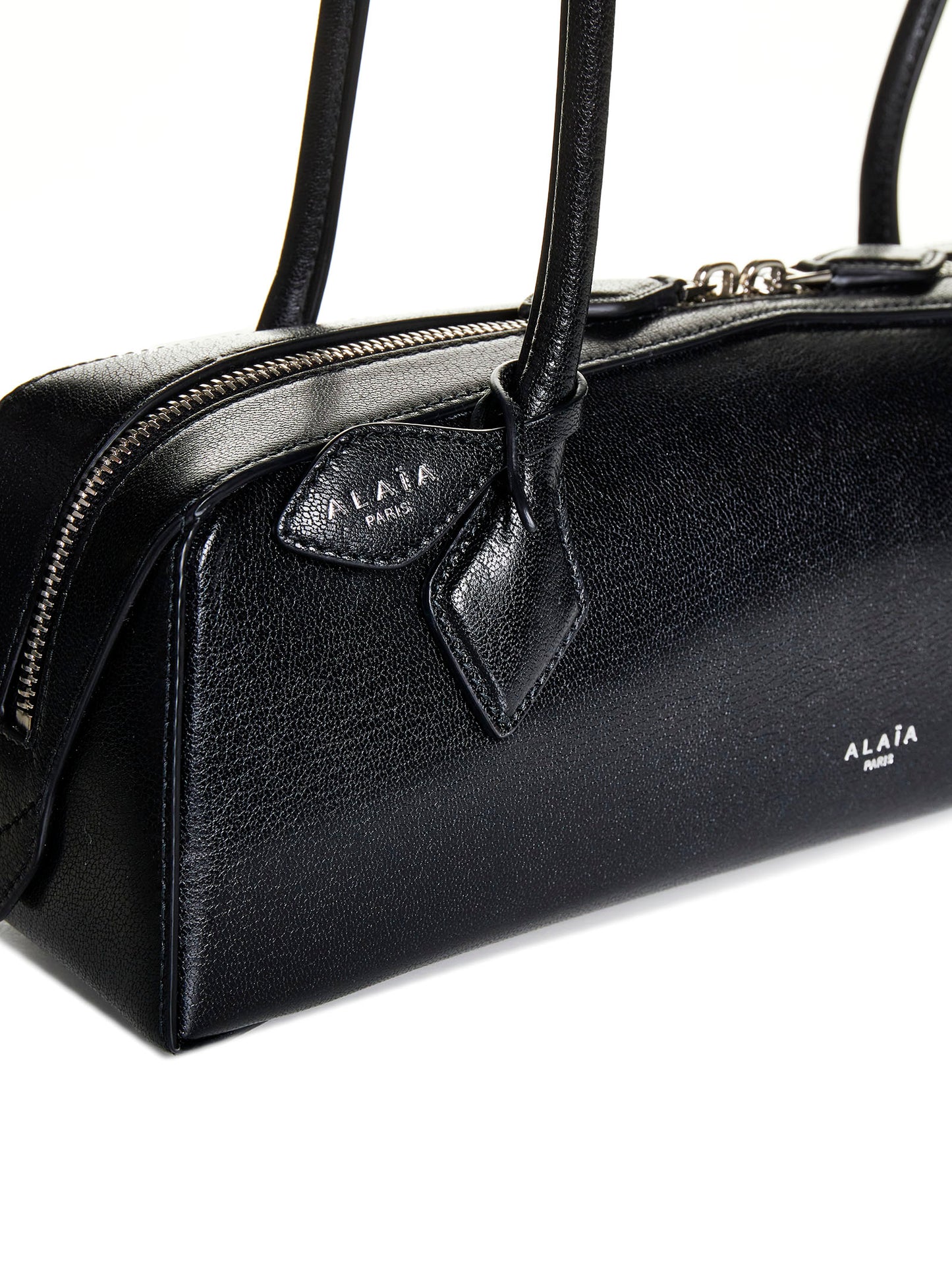 "Le teckel" medium bag in black leather