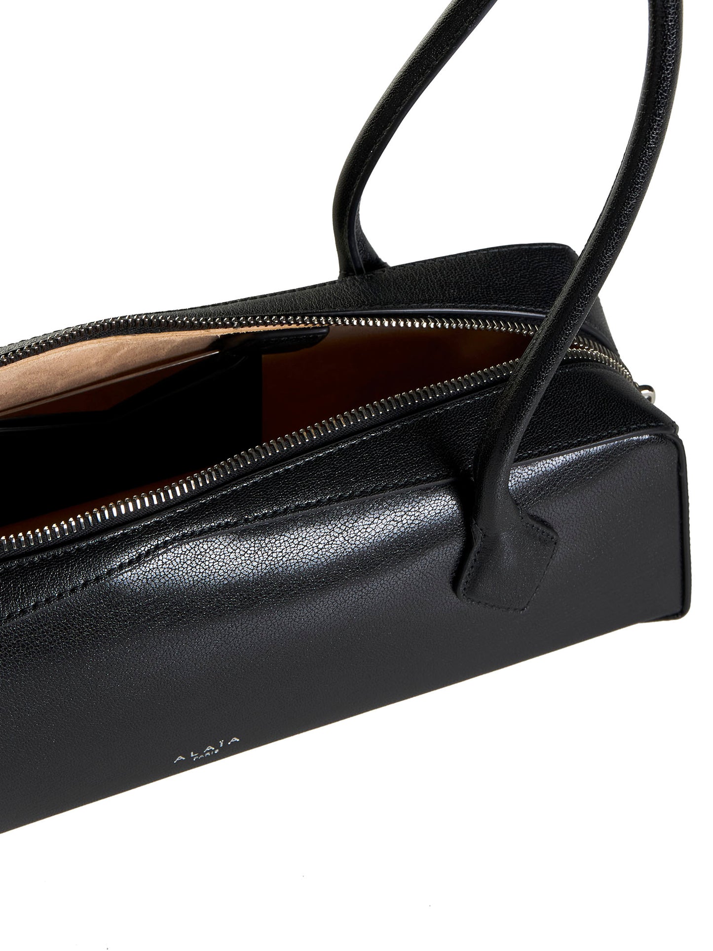 "Le teckel" medium bag in black leather