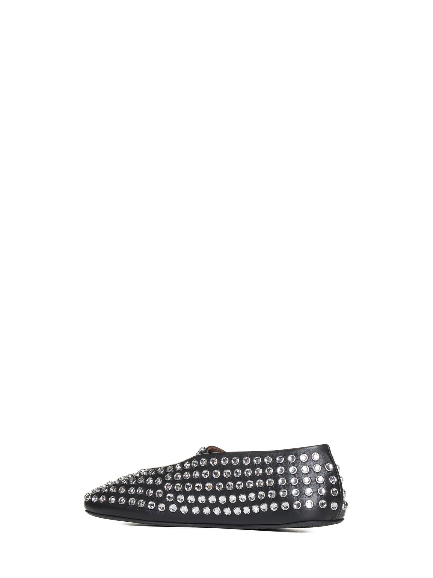 Black ballerinas with rhinestones by Alaïa