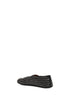 Ballerine flat in pelle scamosciata nera con strass<BR/>