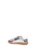 Silver recycled leather Tb.490 sneakers