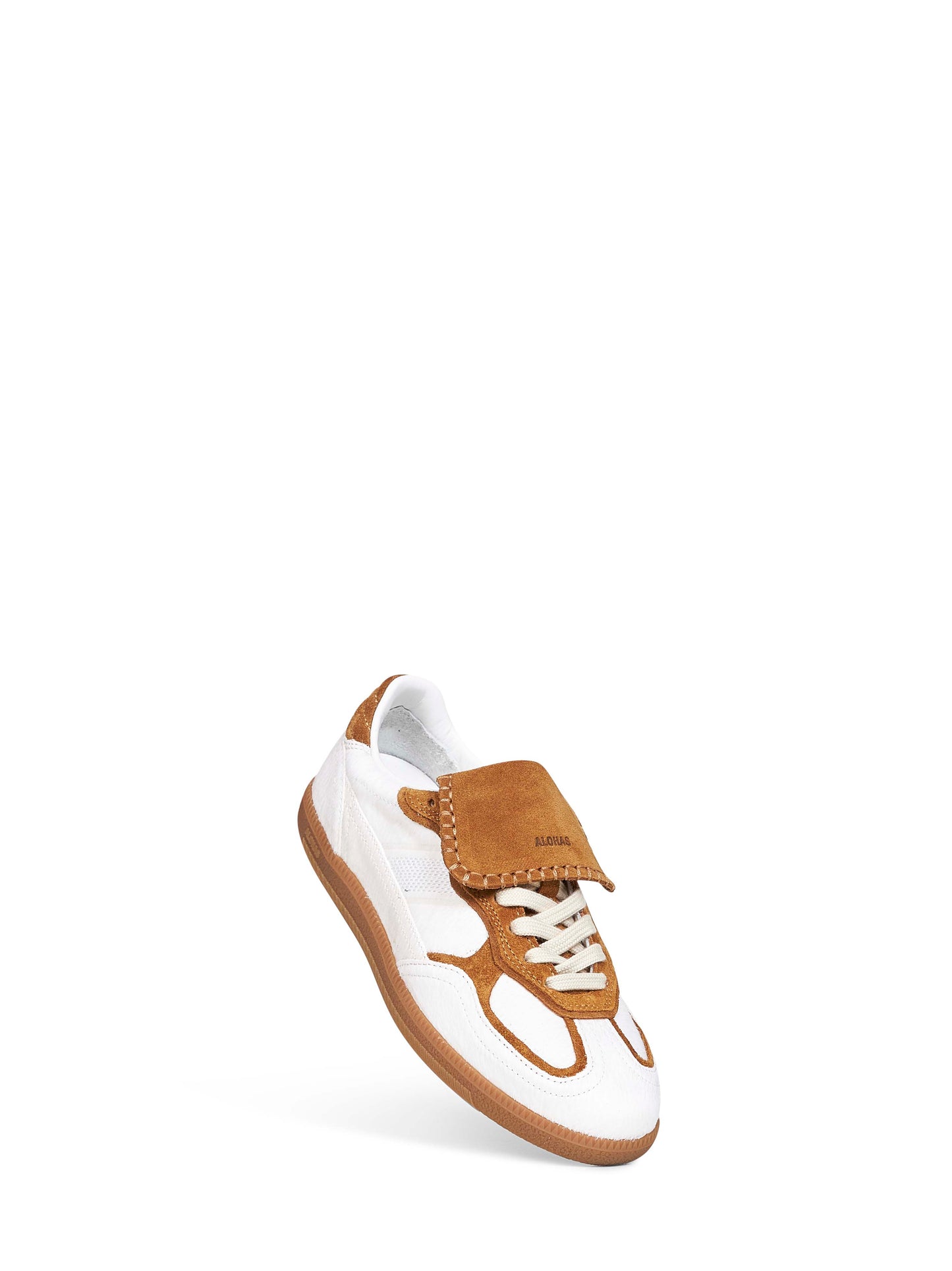 Ivory calf hair Tb.490 Club sneakers