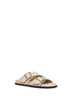 Beige suede Alba sandals