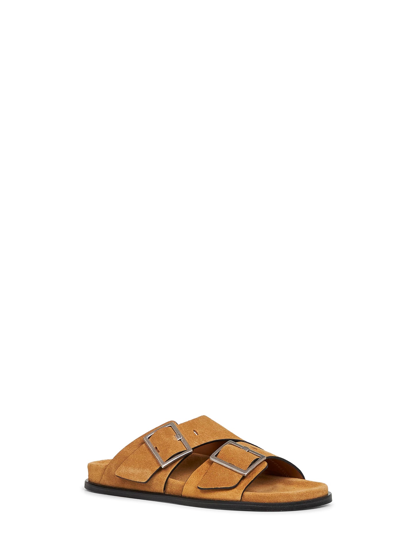 Tan suede Alba sandals