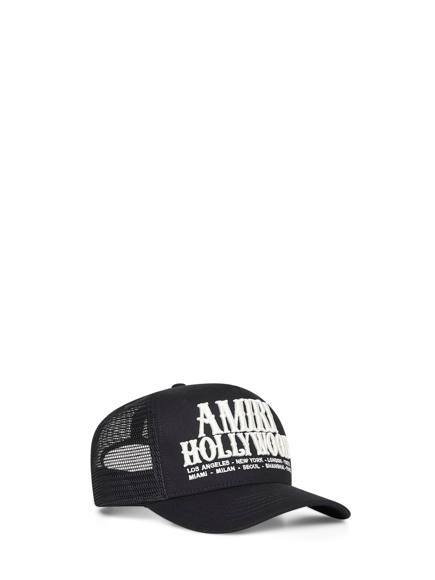 Black Amiri Hollywood trucker hat