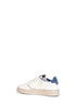 White grained leather Medalist Low sneakers