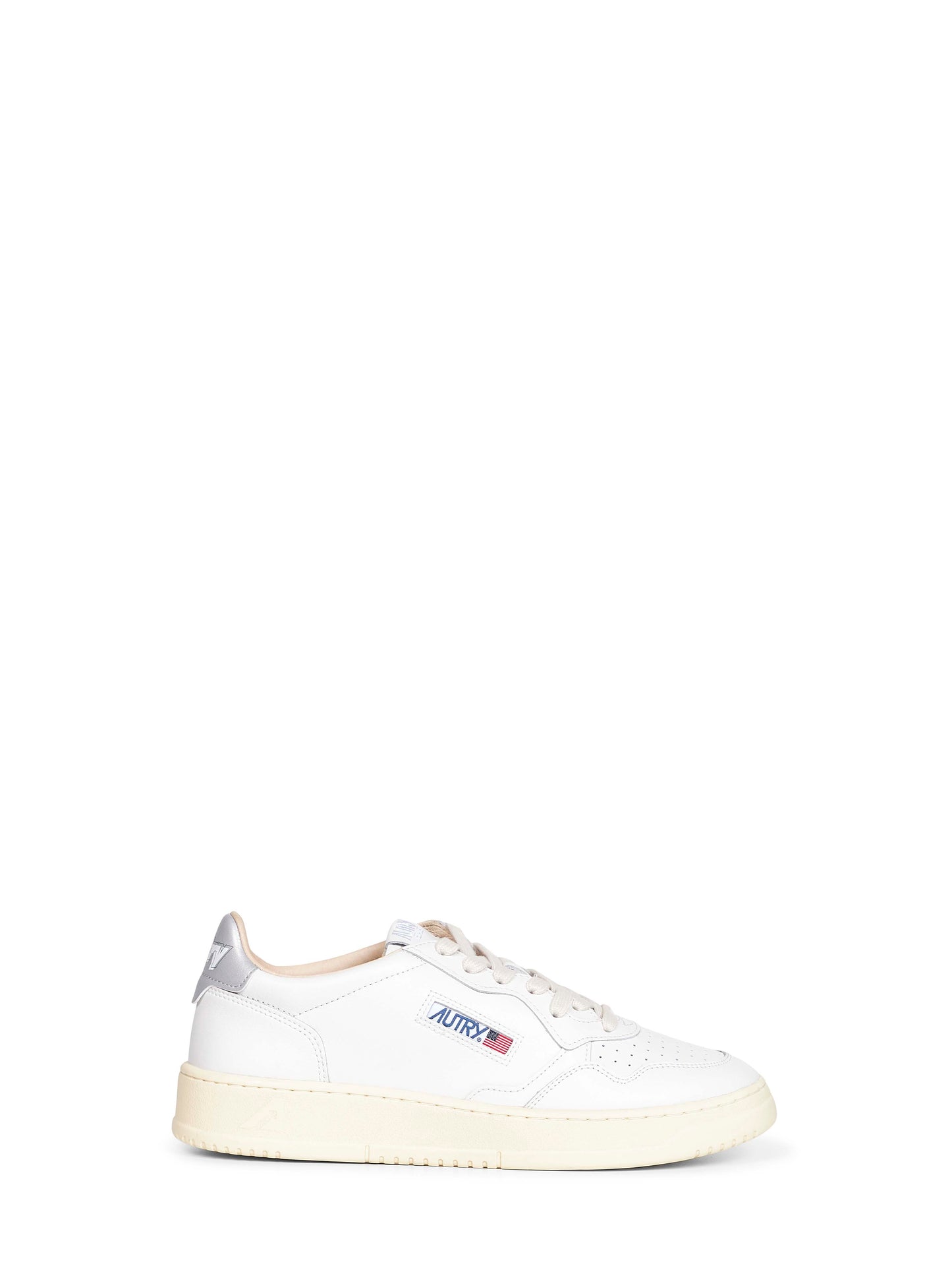 White leather Medalist Low sneakers