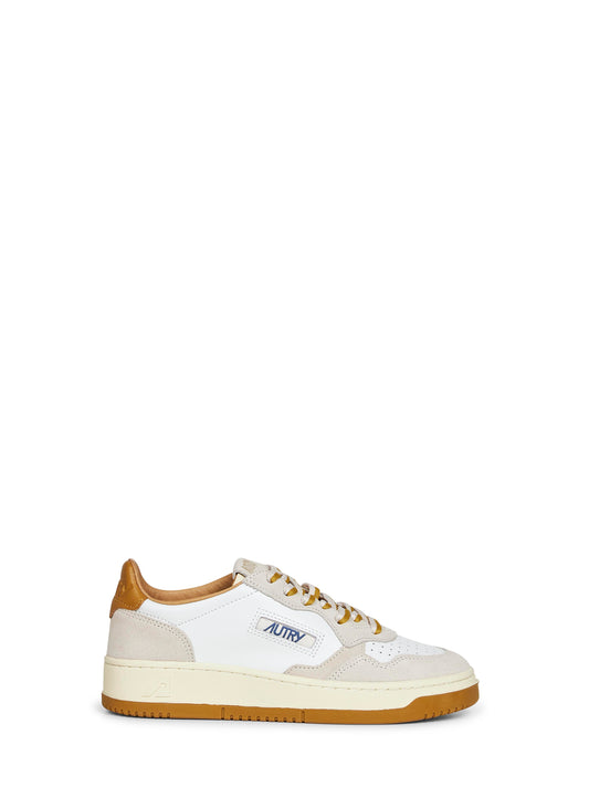 Leather and suede Medalist Low Bicolor sneakers