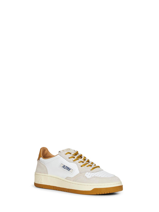 Leather and suede Medalist Low Bicolor sneakers