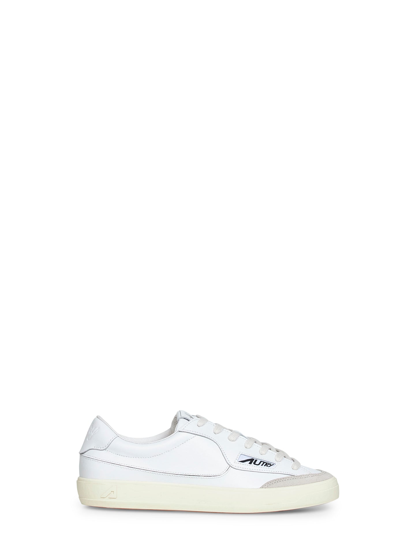 Sneakers Windscape Low in pelle bianca<BR/>