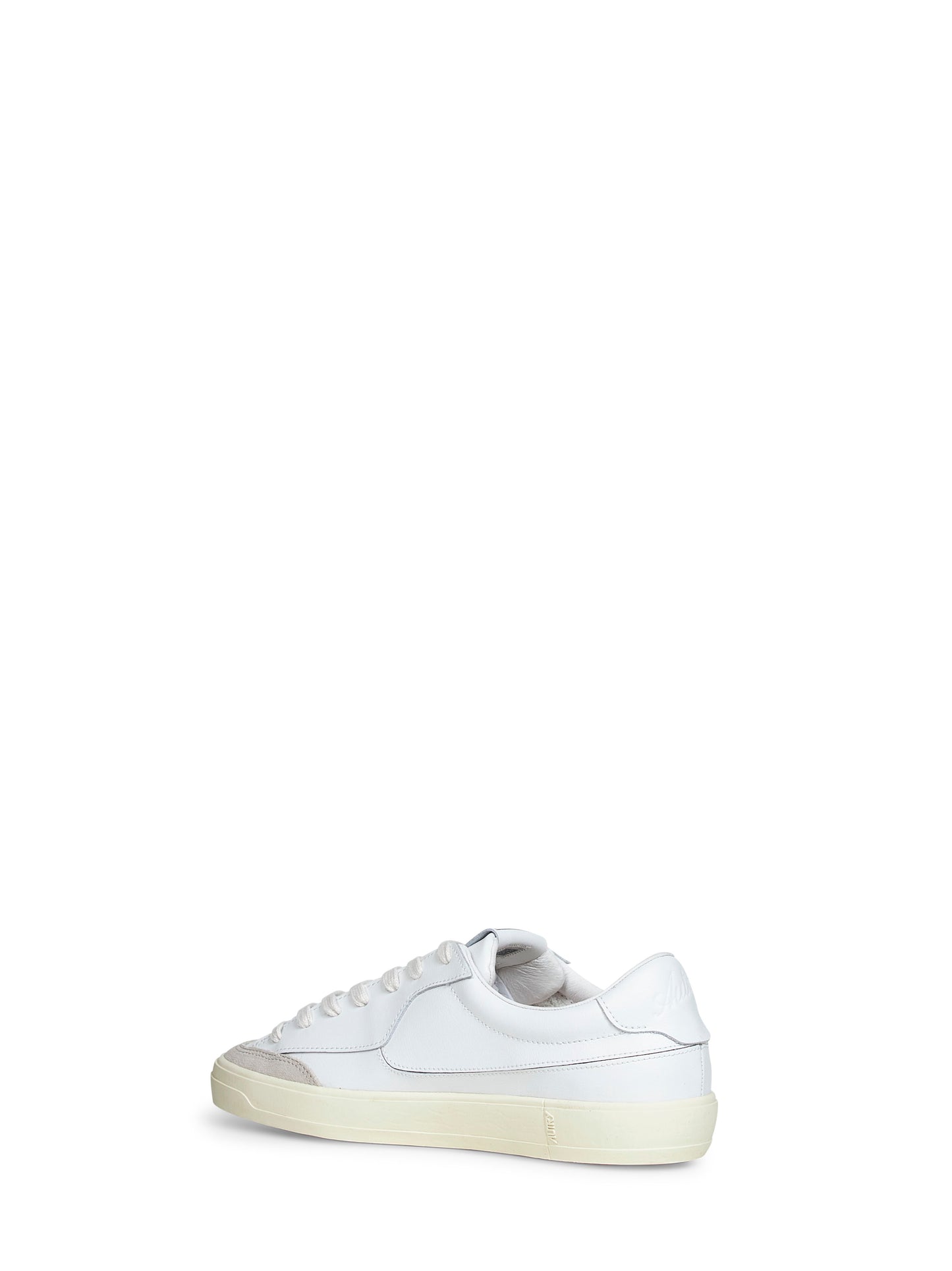 Sneakers Windscape Low in pelle bianca<BR/>