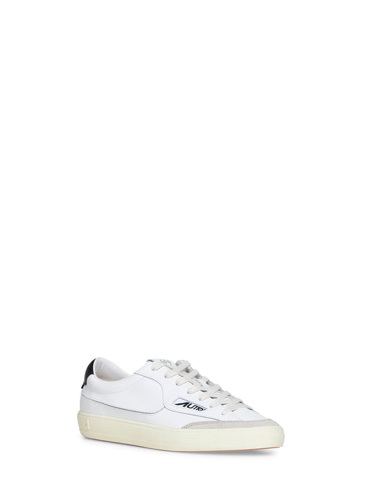 Sneakers Windscape Low in pelle bianca