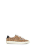 Sneakers Windscape Low in suede leopardato