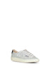 Sneakers Windscape Low in suede laminato argento