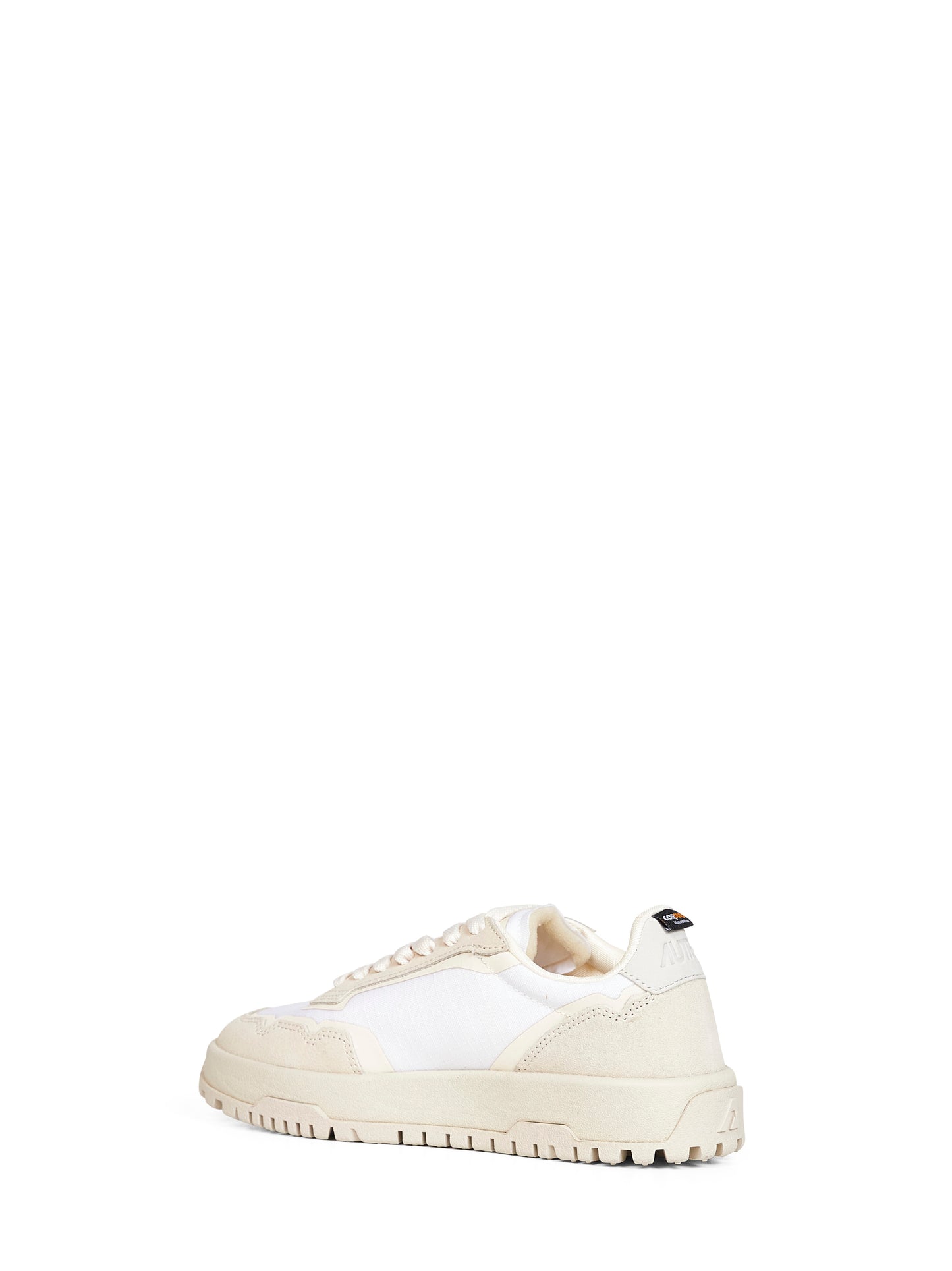 White mesh and suede Wildpace Low sneakers