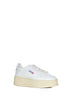 Sneakers Medalist in pelle con platform<BR/>