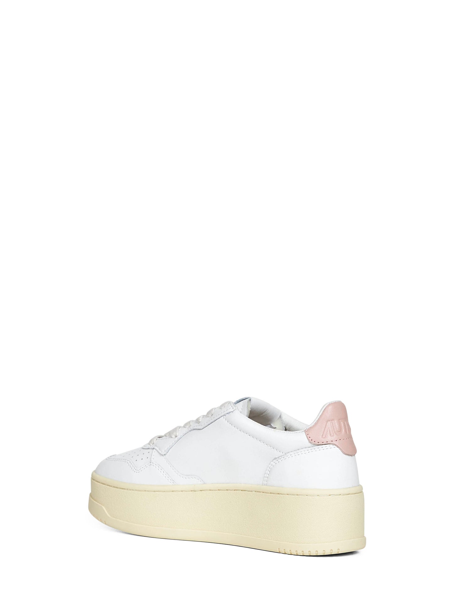 Sneakers Medalist Platform in pelle bianca