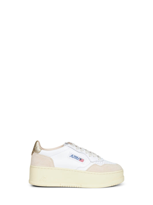Sneakers Medalist Platform in pelle e suede