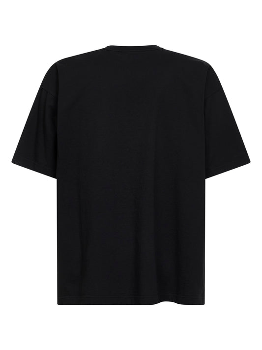 T-Shirt Messy Spray Vestibilità Media nera