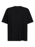 T-Shirt Messy Spray Vestibilità Media nera