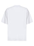 T-Shirt Messy Spray Vestibilità Media bianca