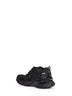 Sneakers Runner in mesh e nylon nero opaco