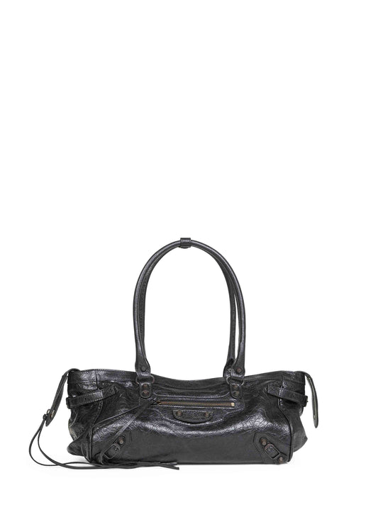 Borsa a spalla Le City East-West nera