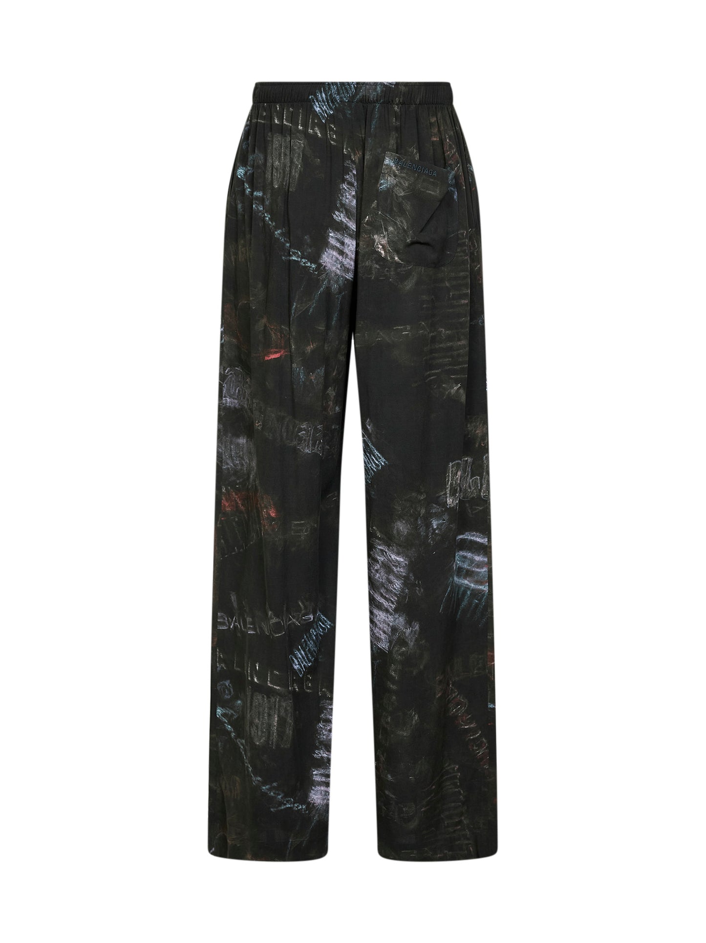 Washed black Washed Crayon Allover Pyjama trousers