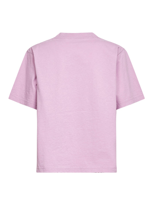 T-Shirt Balenciaga Sacré Cœur Vestibilità Media rosa antico