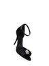 Black Avenue Palazzo 110 mm sandals