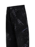 Black fade out Washed Crayon Allover denim Minimal Baggy jeans
