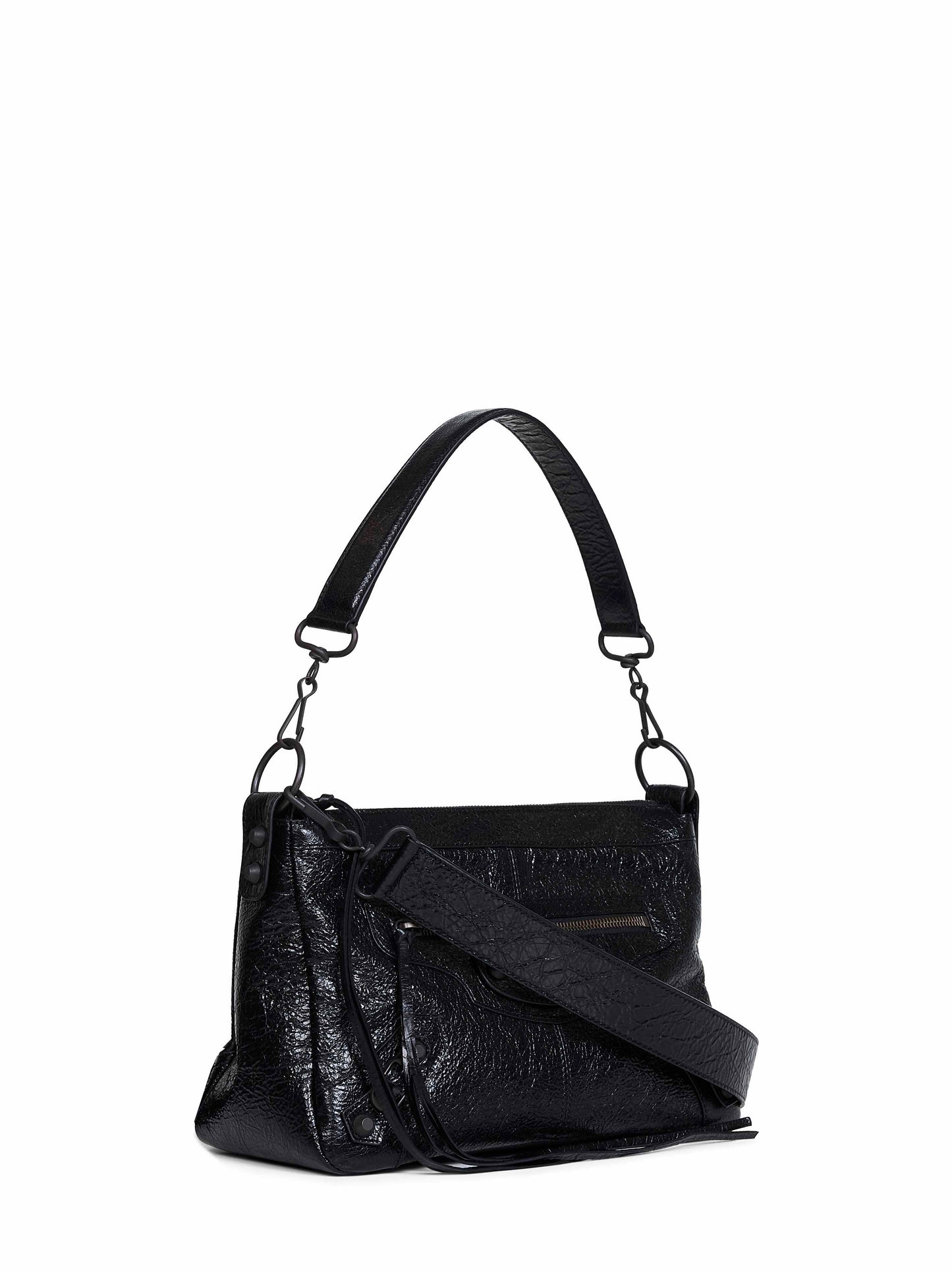 Borsa a tracolla Le City Moto Piccola nera