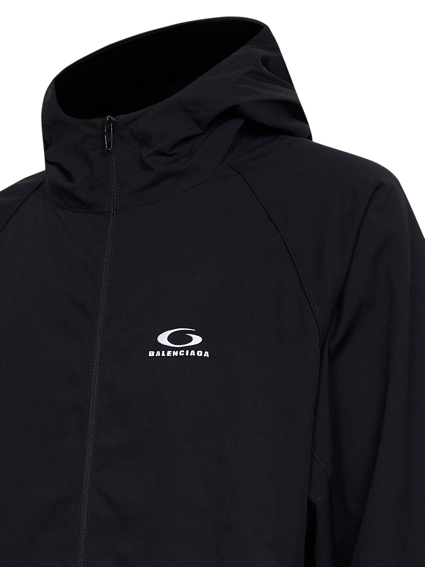 Giacca Da Tuta Tecnica con cappuccio nera