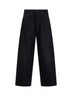 Jeans Casual in denim giapponese biologico nero