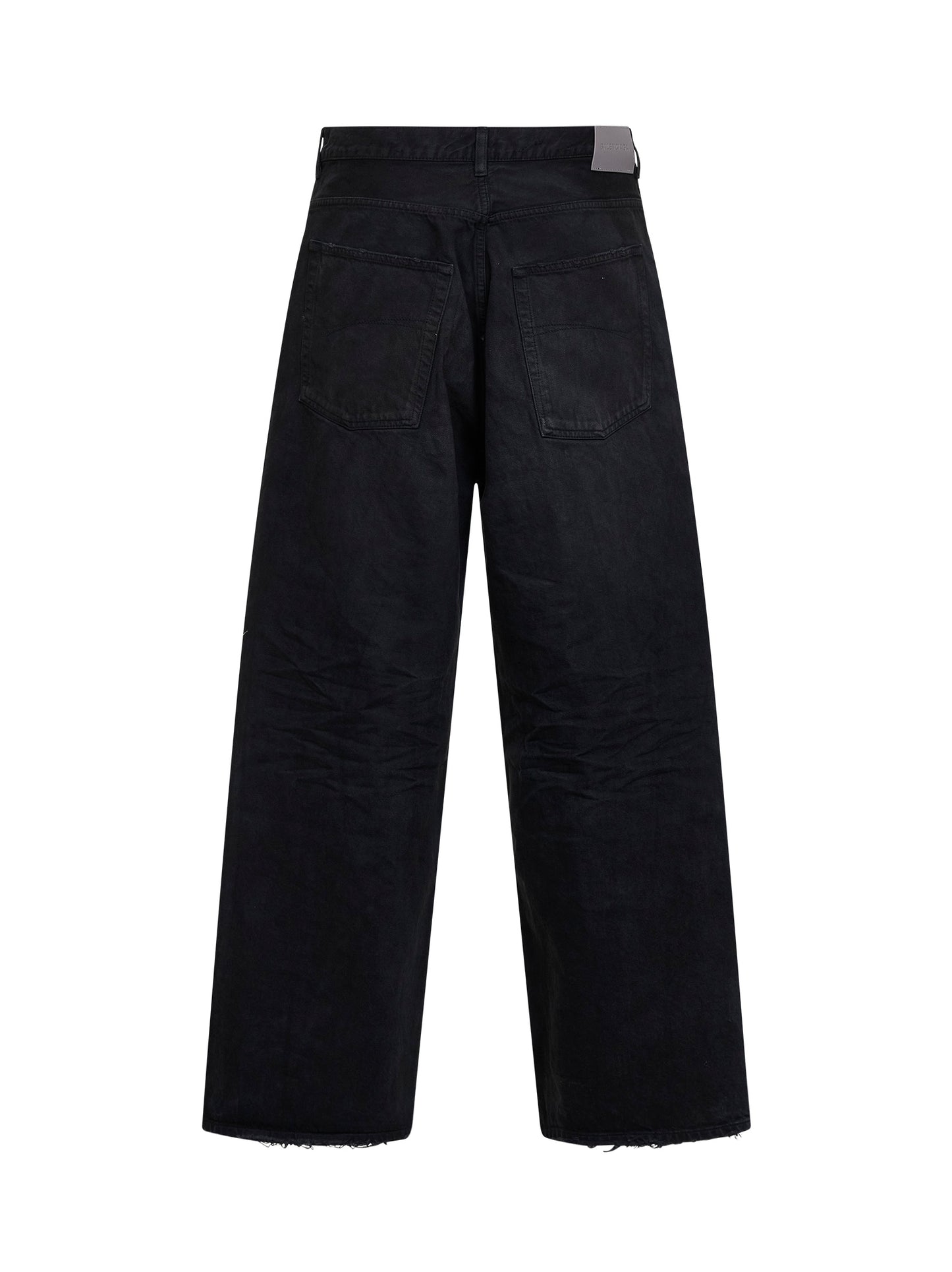 Jeans Casual in denim giapponese biologico nero