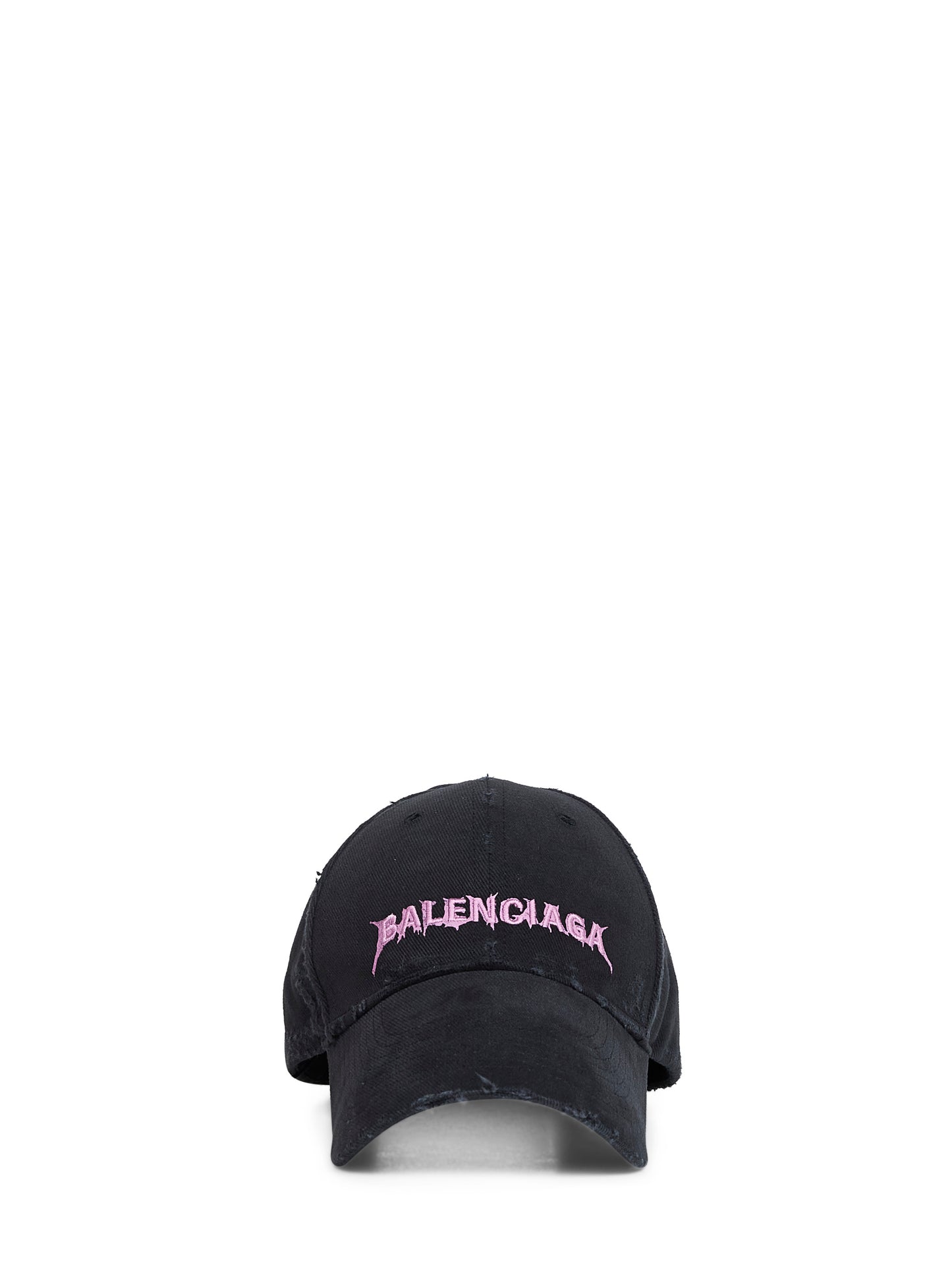 Berretto DIY Balenciaga Back in drill di cotone nero