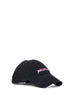 Berretto DIY Balenciaga Back in drill di cotone nero