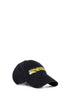 Berretto Messy Spray in drill di cotone nero