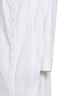 Abito a camicia Draped Back in popeline bianco