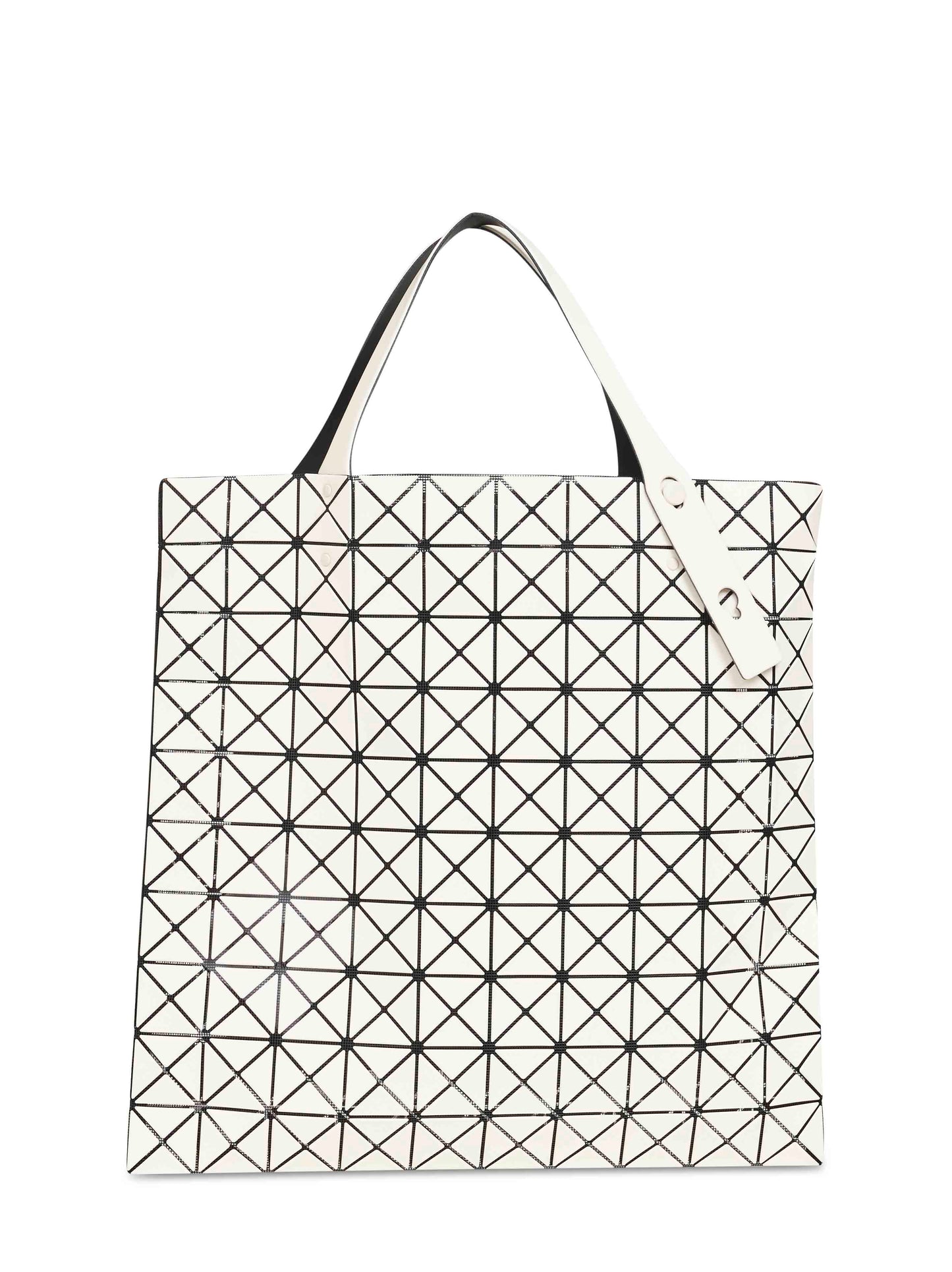 White beige PRISM-2 FROST tote bag