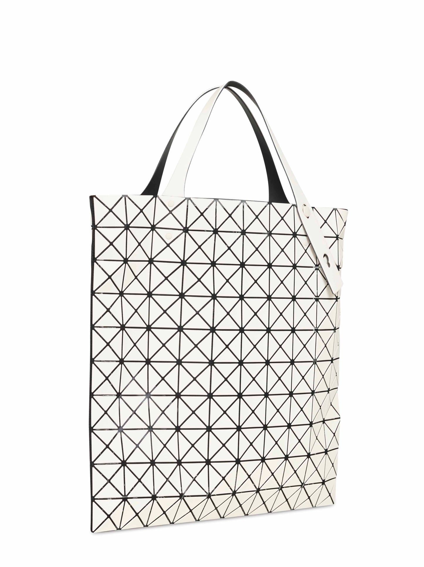 White beige PRISM-2 FROST tote bag