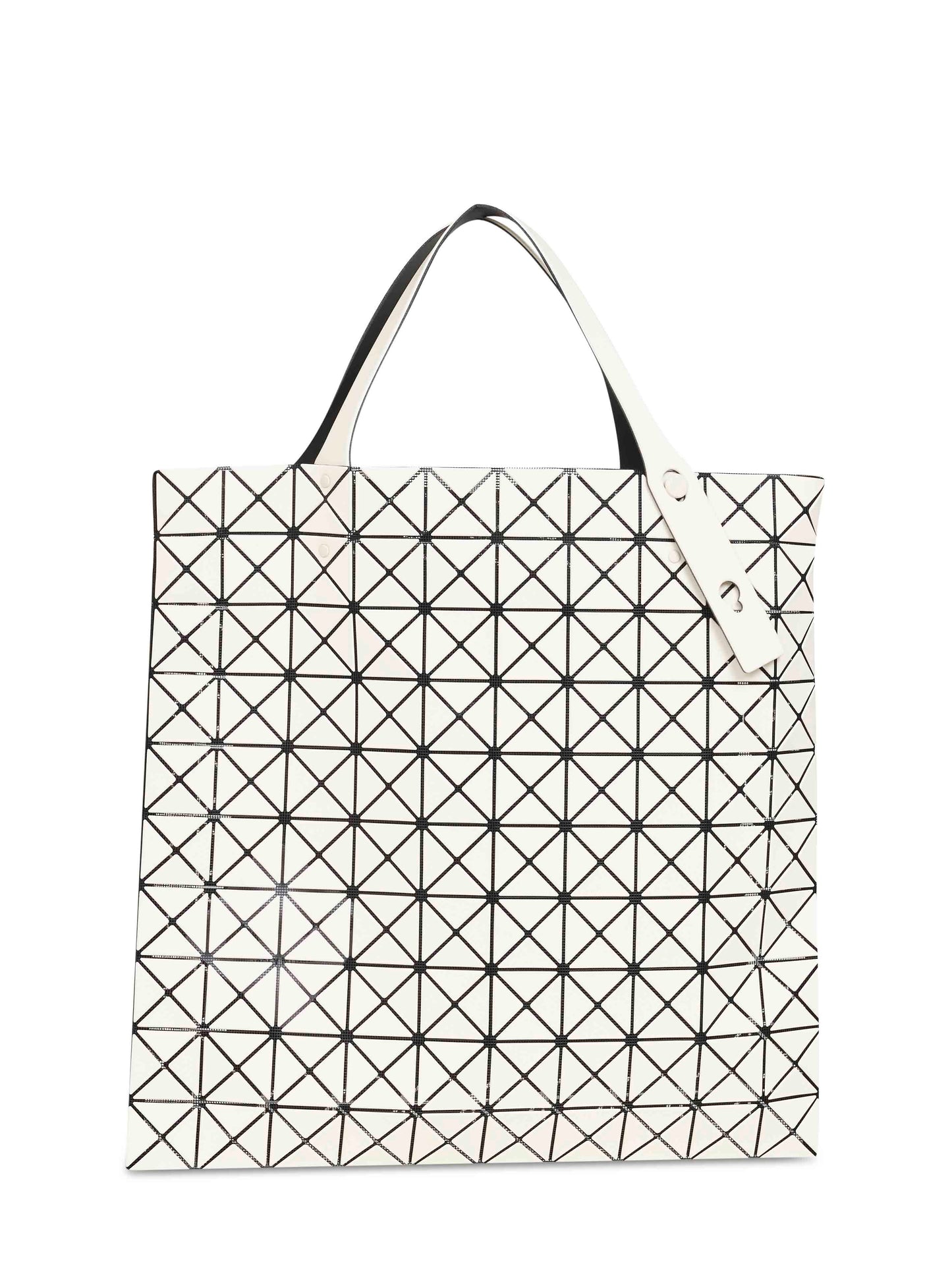 White beige PRISM-2 FROST tote bag