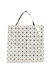 White beige PRISM-2 FROST tote bag