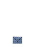 Blue CARD WALLET bi-fold card case